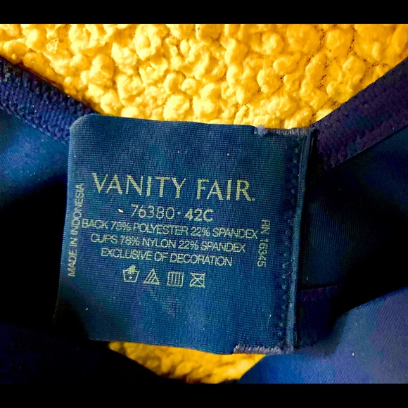 VANITY FAIR BLUE UNDERWIRE BRA 42C - NEVER WORN! - Picture 8 of 8